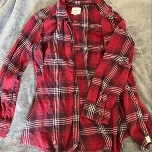 American eagle oversized fit flannel